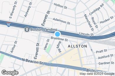 Map image of the property - 75 Braintree St