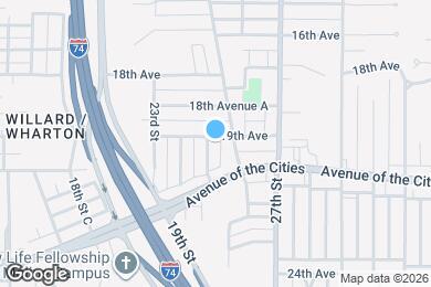 Map image of the property - 1908 24th St