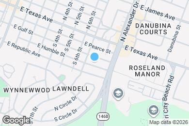 Map image of the property - 706 E Humble St