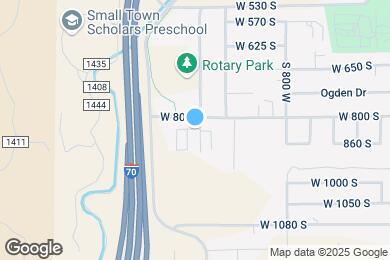 Map image of the property - 1010 W 820 S