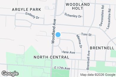 Map image of the property - 1689 Geraldine Ave