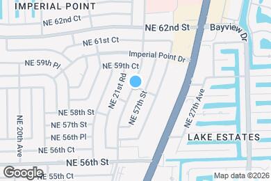 Map image of the property - 5890 NE 22nd Ave