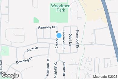 Map image of the property - 1263 Crescent Dr