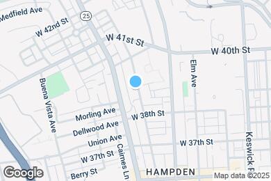 Map image of the property - 3828 Hickory Ave