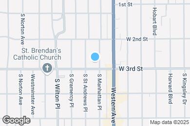 Map image of the property - 257 S Manhattan Pl