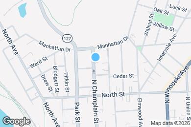 Map image of the property - 216 N Champlain St