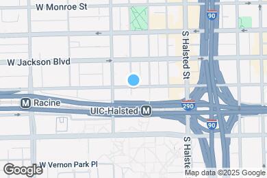 Map image of the property - 925 W Van Buren St
