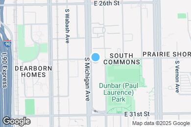 Map image of the property - 2901 S Michigan Ave