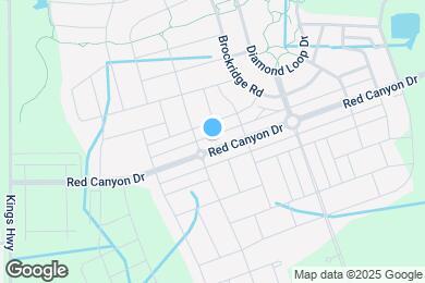 Map image of the property - 1841 Red Canyon Dr