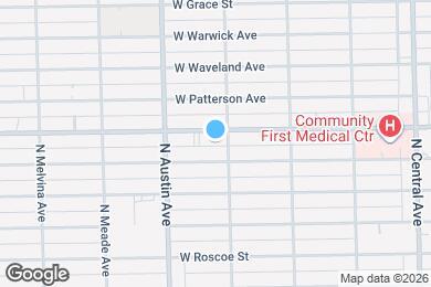 Map image of the property - 5913 W Addison St