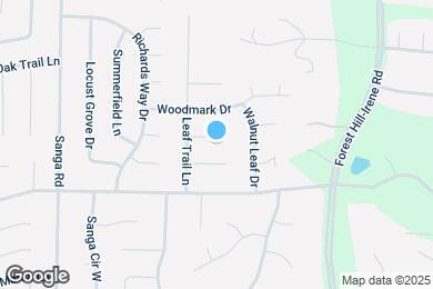Map image of the property - 8925 Walnut Forest Cove