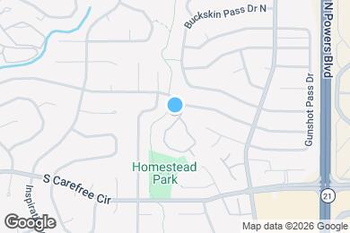 Map image of the property - 3112 Vail Pass Dr