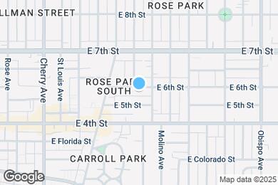 Map image of the property - 2506 E 6th St