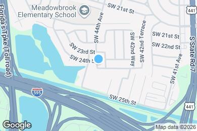 Map image of the property - 2410 SW 44th Ave