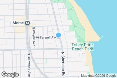 Map image of the property - 1205 W Farwell Ave