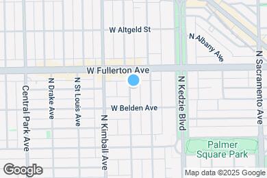 Map image of the property - 2327 N Spaulding Ave