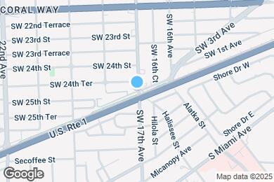 Map image of the property - 2496 SW 17th Ave