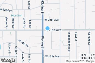 Map image of the property - 9950 W 20th Ave