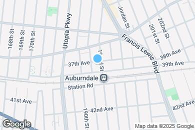 Map image of the property - 191-10 37th Ave