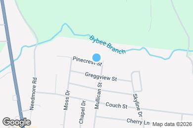 Map image of the property - 415 Pinecrest St