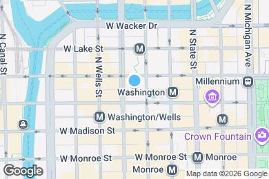 Map image of the property - 119 W Randolph St