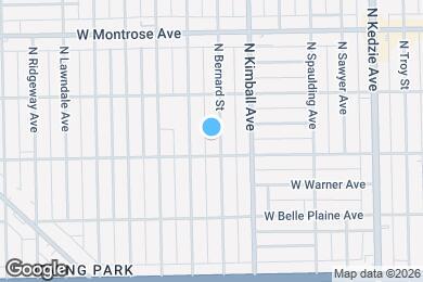 Map image of the property - 4212 N Bernard St