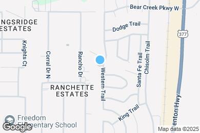 Map image of the property - 816 Western Trail