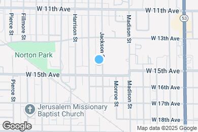Map image of the property - 1380 Jackson St