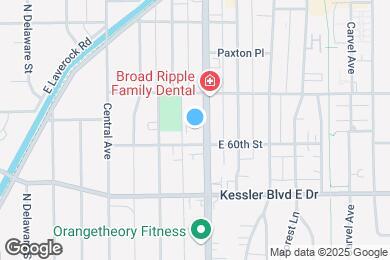 Map image of the property - Broad Ripple Flats