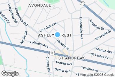 Map image of the property - 201 Hickory St
