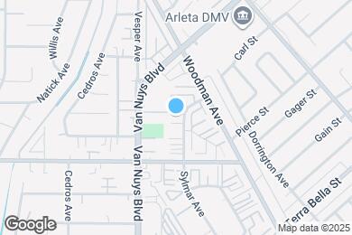 Map image of the property - 9601 Sylmar Ave
