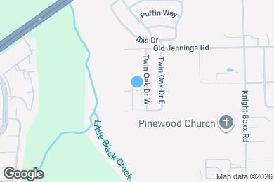 Map image of the property - 1615 Twin Oak Ln