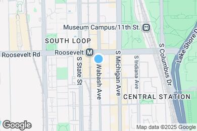 Map image of the property - 1325 S Michigan Ave