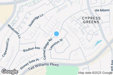Map image of the property - 14019 Carmel Ridge Rd
