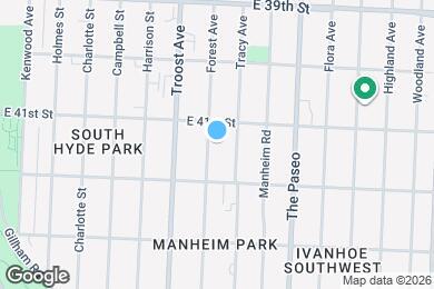 Map image of the property - 4117 Forest Ave