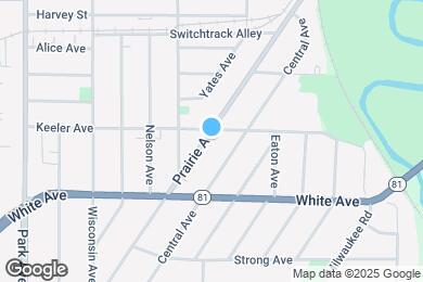 Map image of the property - 1271 Prairie Ave