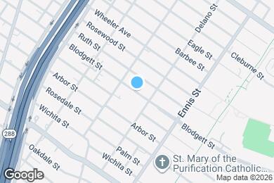 Map image of the property - 2703 Blodgett St