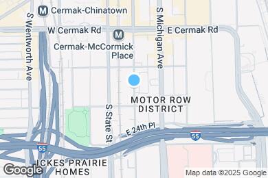Map image of the property - 2337 S Wabash Ave