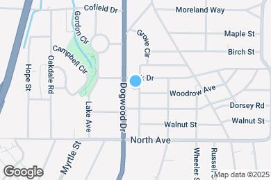 Map image of the property - Room in Duplex on Jackson St