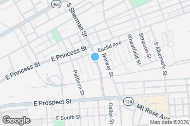 Map image of the property - 342 S Sherman St