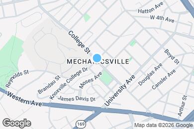 Map image of the property - 800 Knoxville College Dr