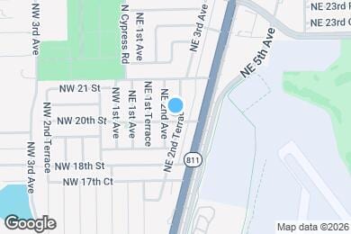 Map image of the property - 2001 NE 2nd Terrace