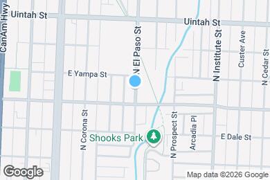 Map image of the property - 918 N El Paso St