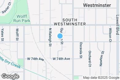 Map image of the property - 4105 W 75th Ave