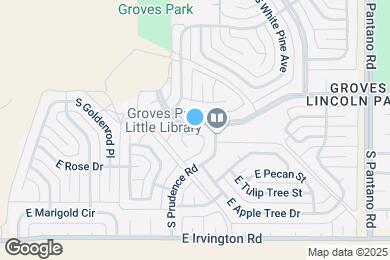 Map image of the property - 7530 E Poinciana Dr