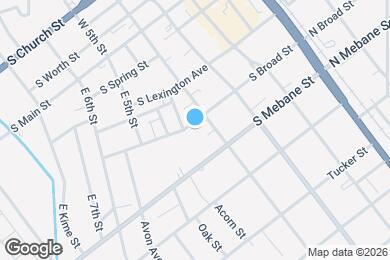 Map image of the property - 610 S Broad St