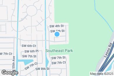 Map image of the property - 4976 SW 5th Ct