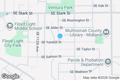 Map image of the property - 11507 SE Yamhill St