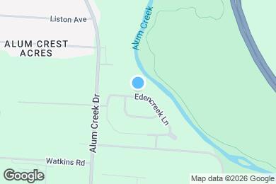 Map image of the property - 2566 Edencreek Ln