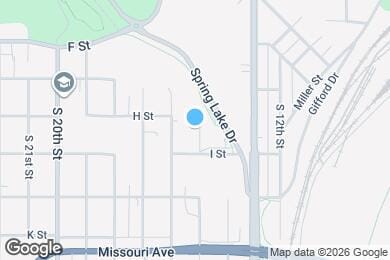 Map image of the property - 4312 S 15th St